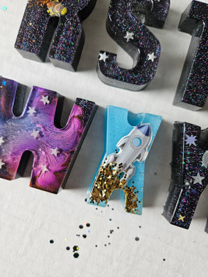 Galactic Uppercase Space letters